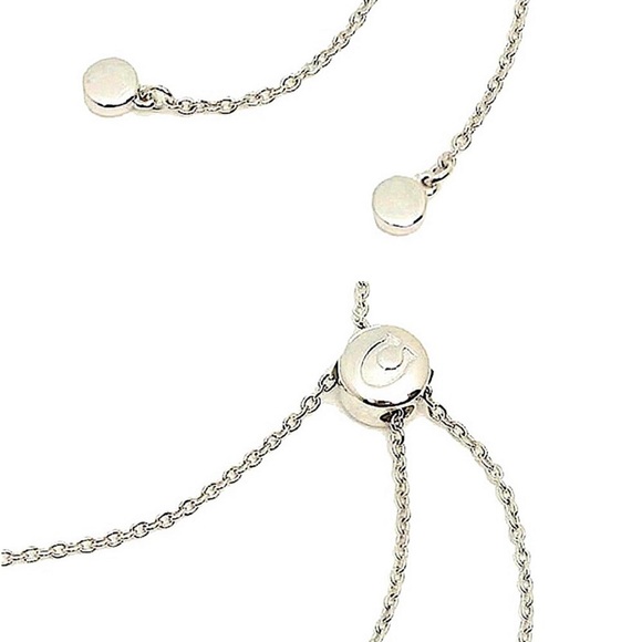 COACH Pave Signature Slider Bracelet silver with C l - Picture 6 of 7